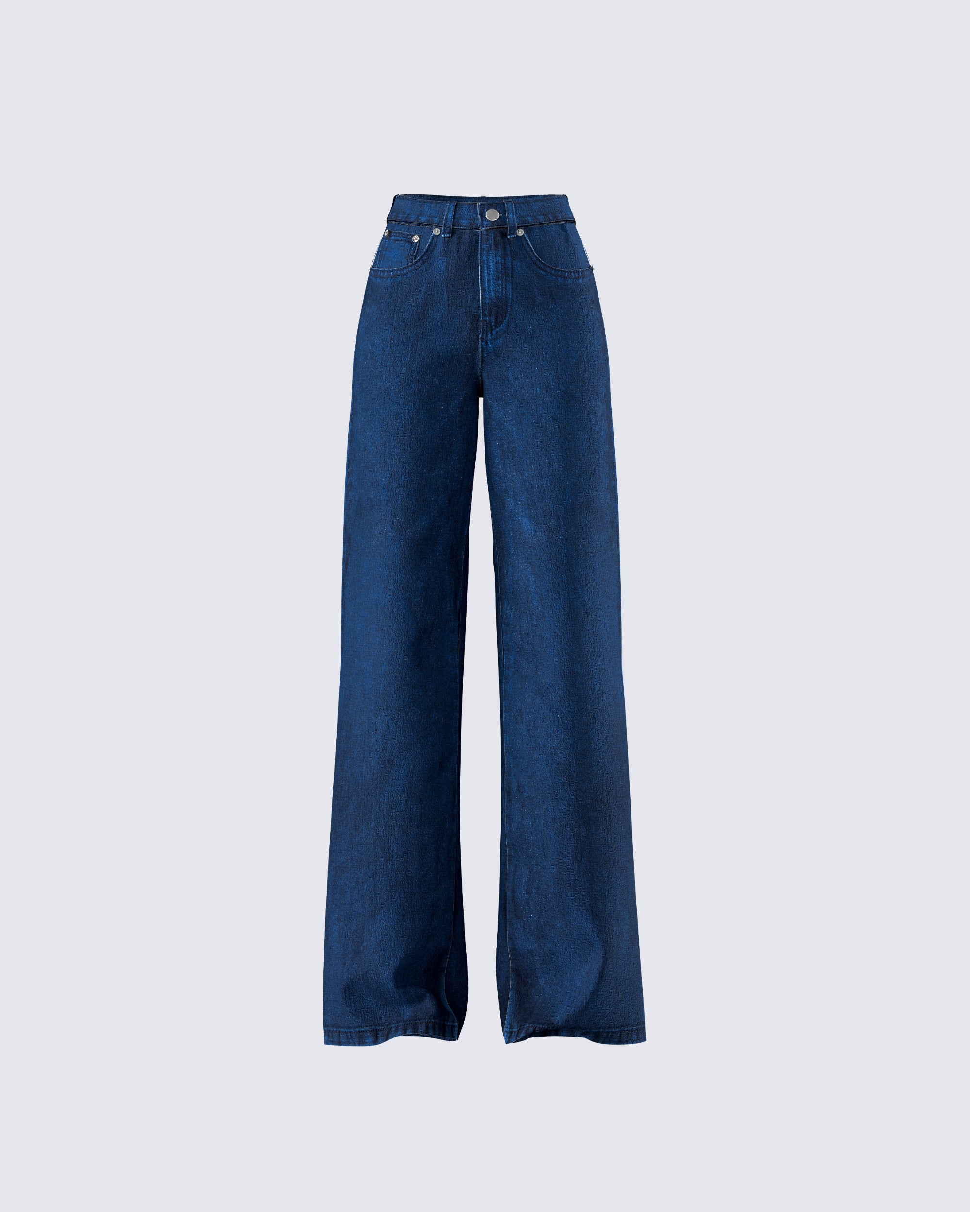 Fashion blue dark jeans