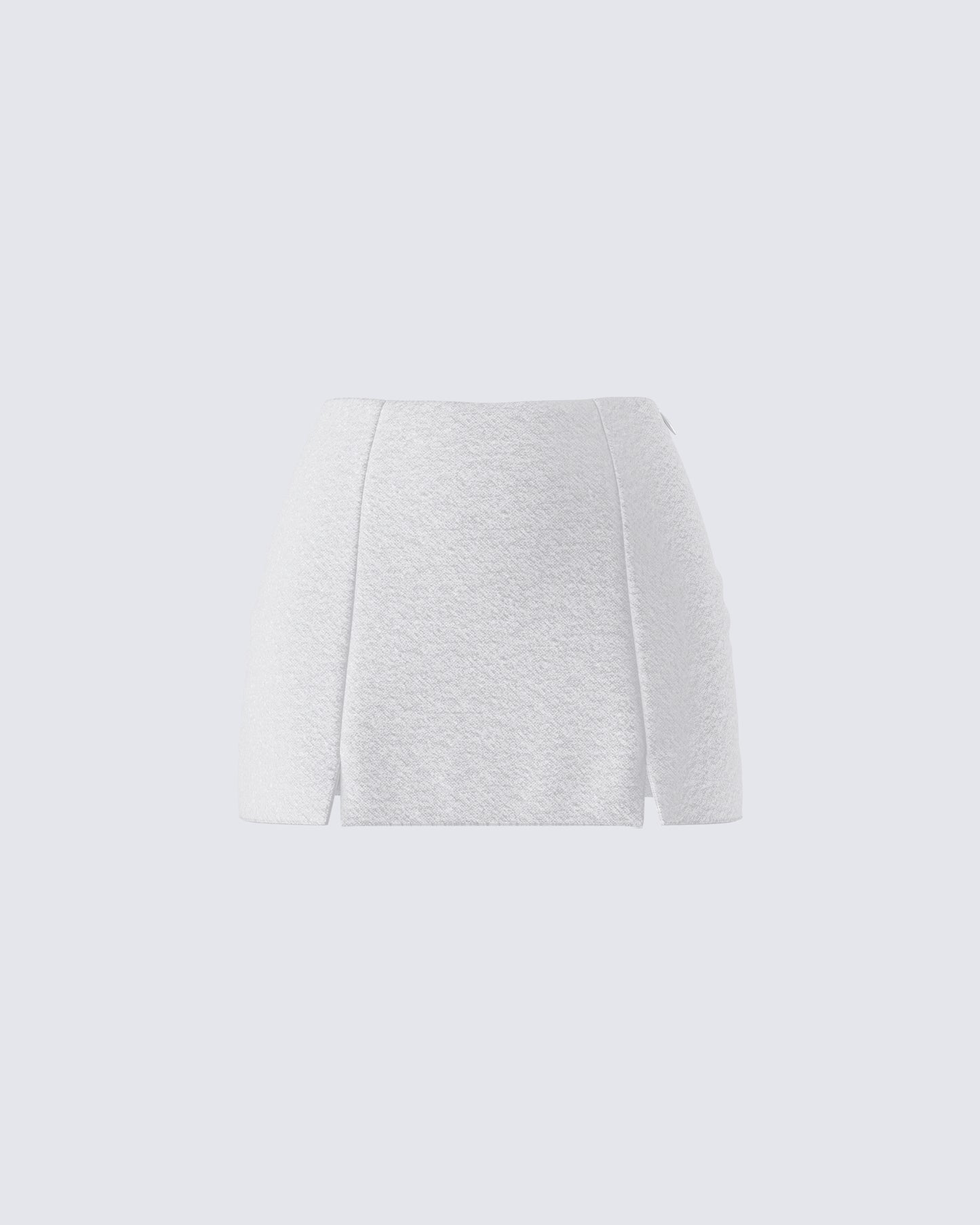 Kiraz Heather Grey Micro Mini Skirt