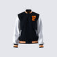 Sutton Black Varsity Jacket