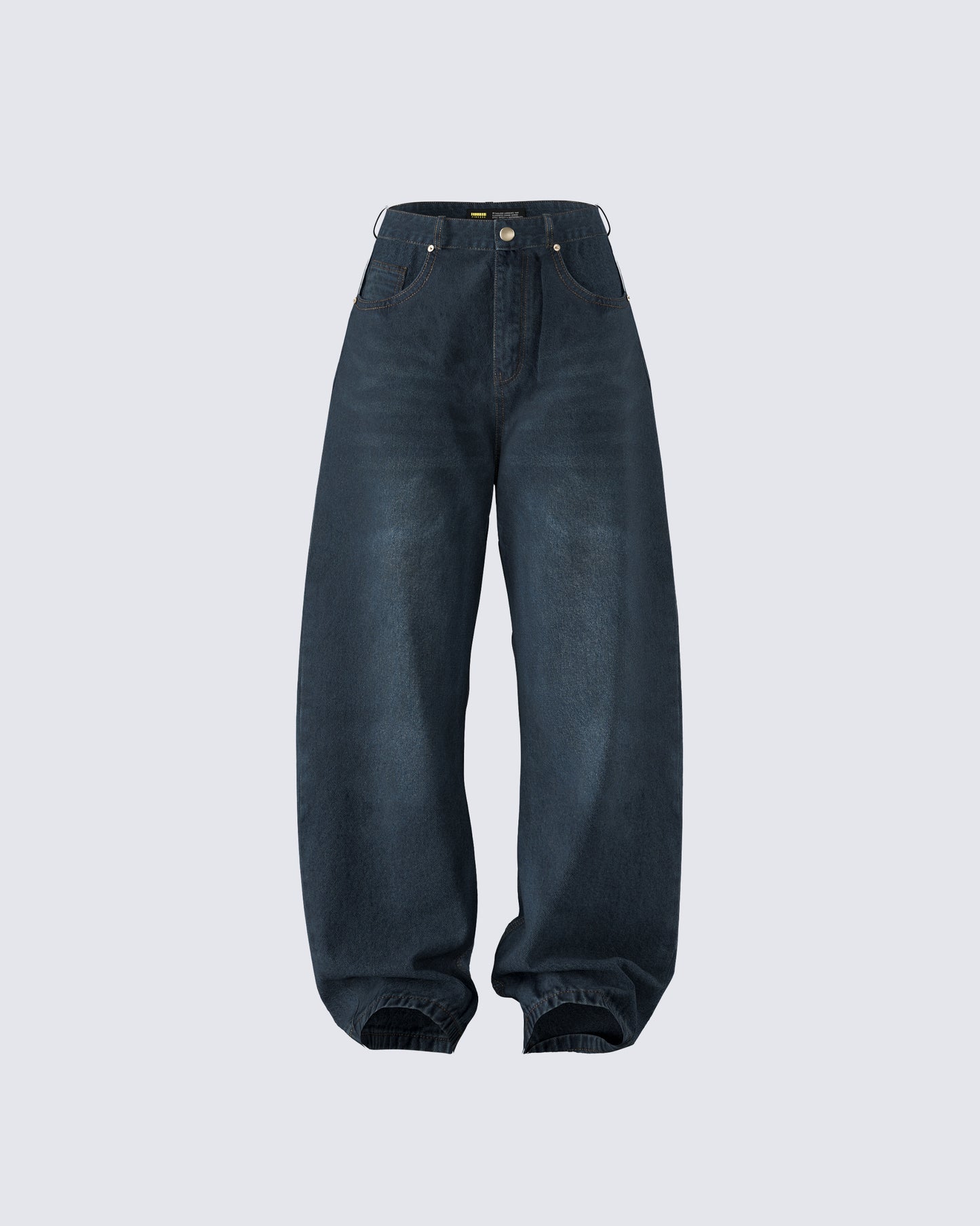 Haylie Blue Denim Baggy Pant