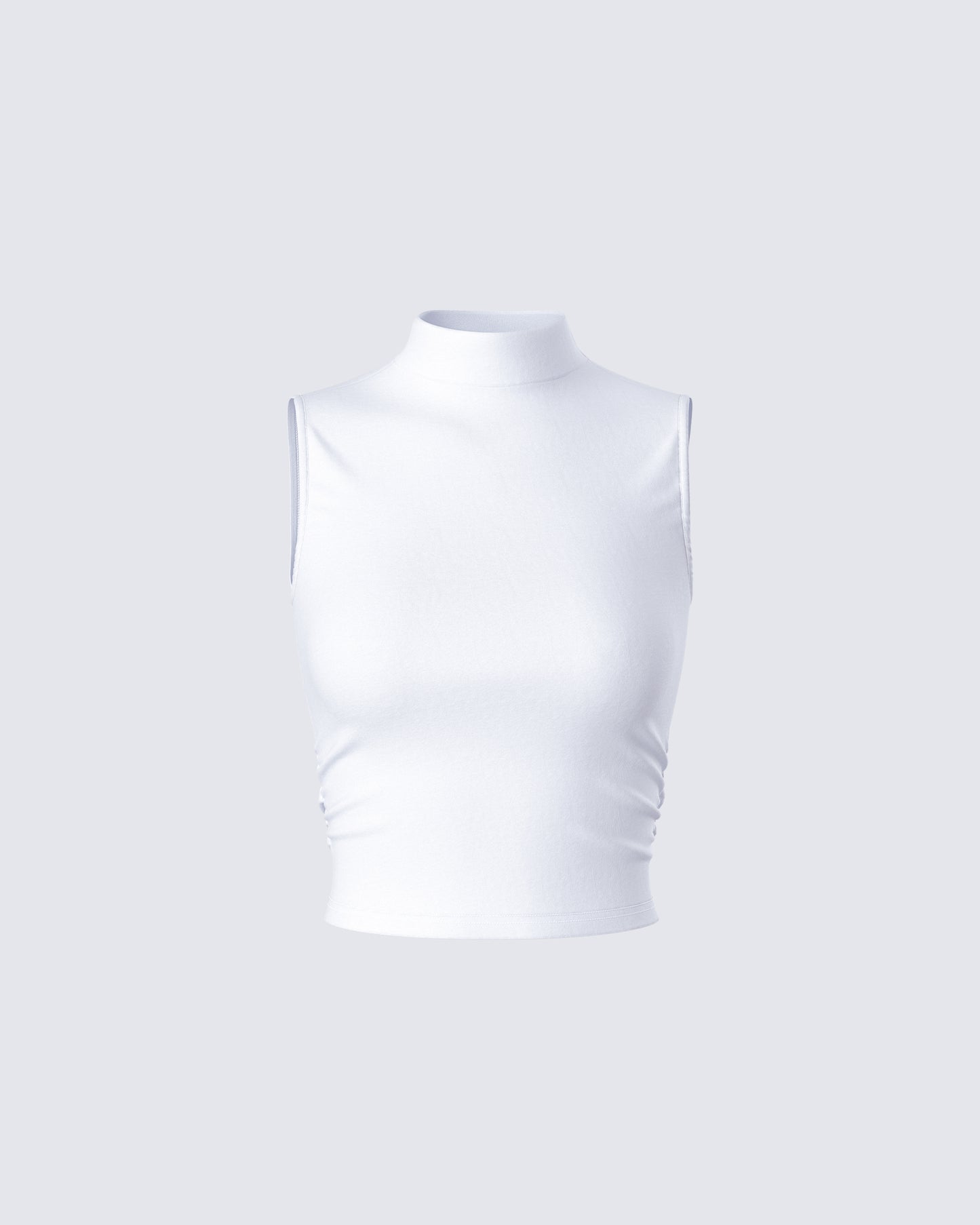 Inaya White Jersey Tank Top