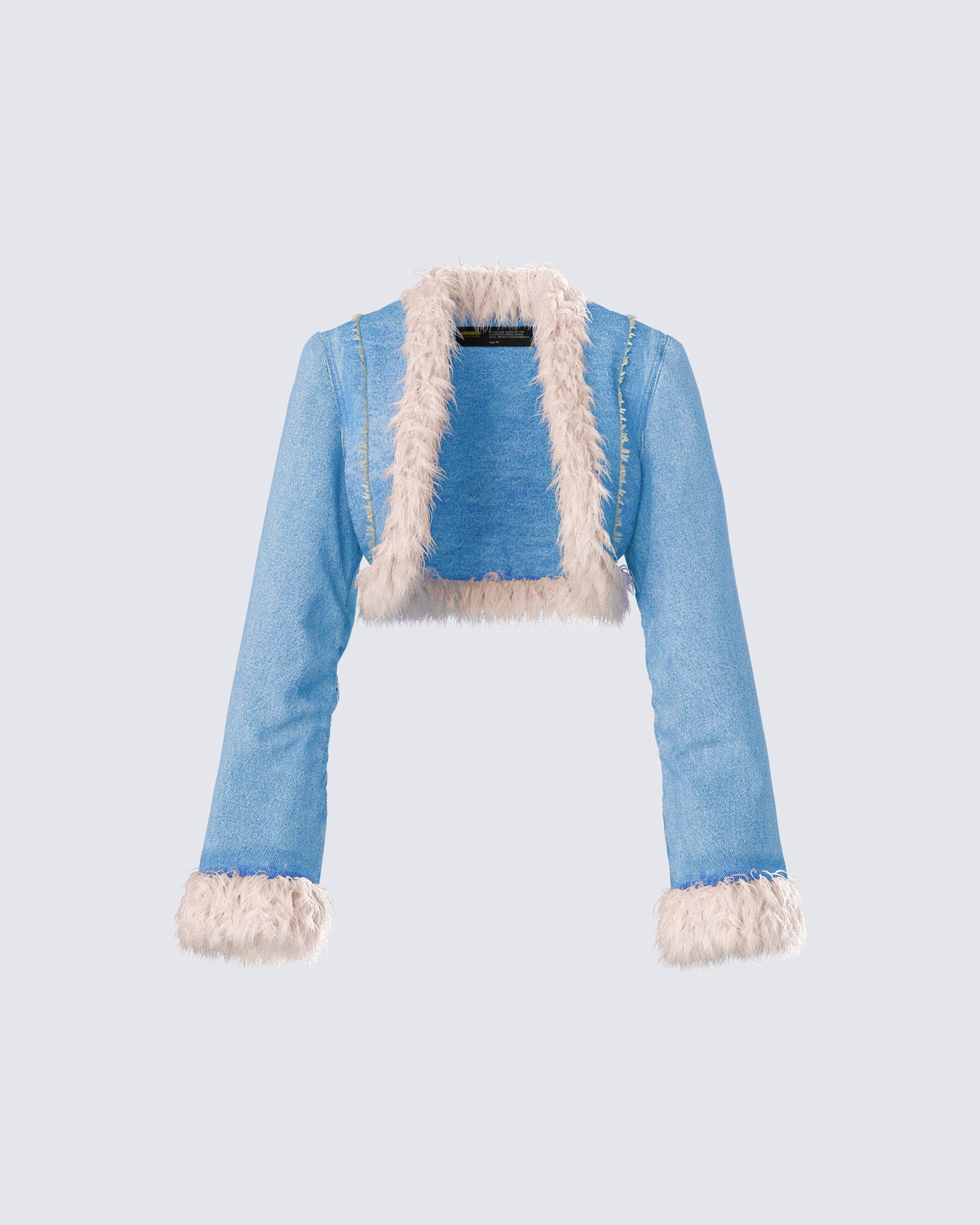 Kaiana Blue Denim Cropped Jacket