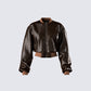 Leigh Brown Washed Leather Jacket