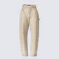 Finola Tan Washed Twill Handy Pant