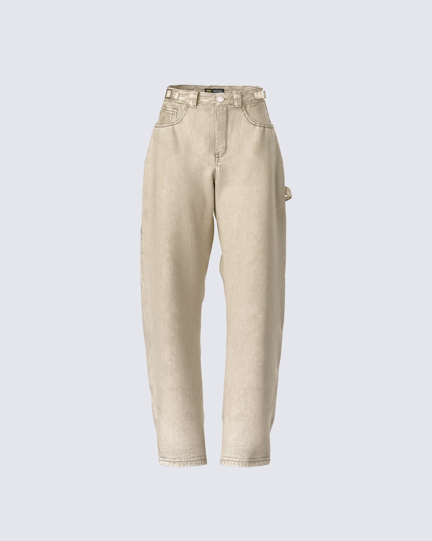 Finola Tan Washed Twill Handy Pant