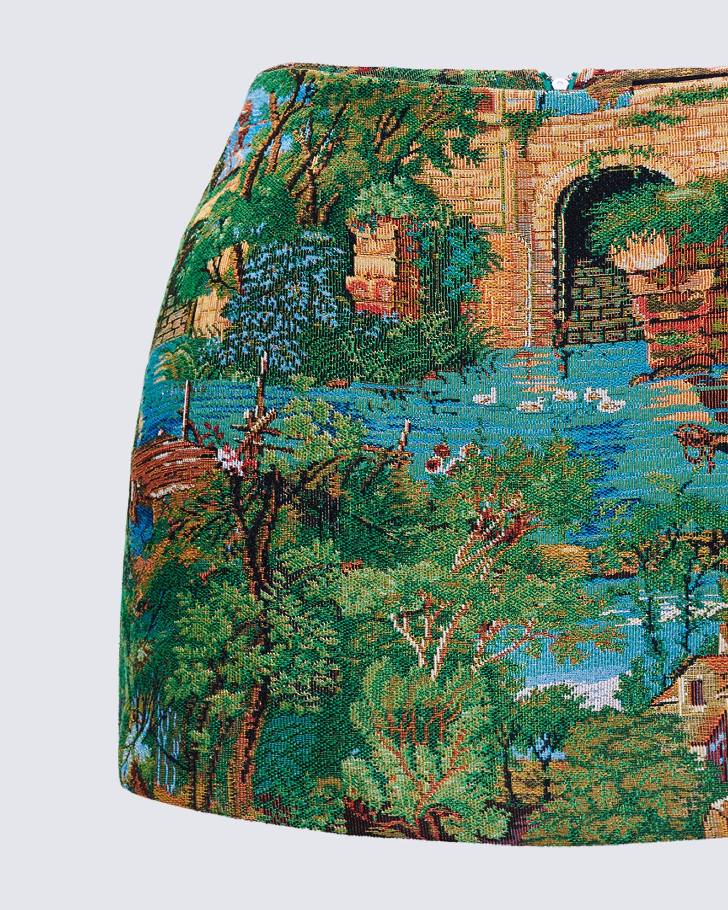Viola Tapestry A-Line Mini Skirt