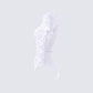 Romona White Lace Cut Out Bodysuit