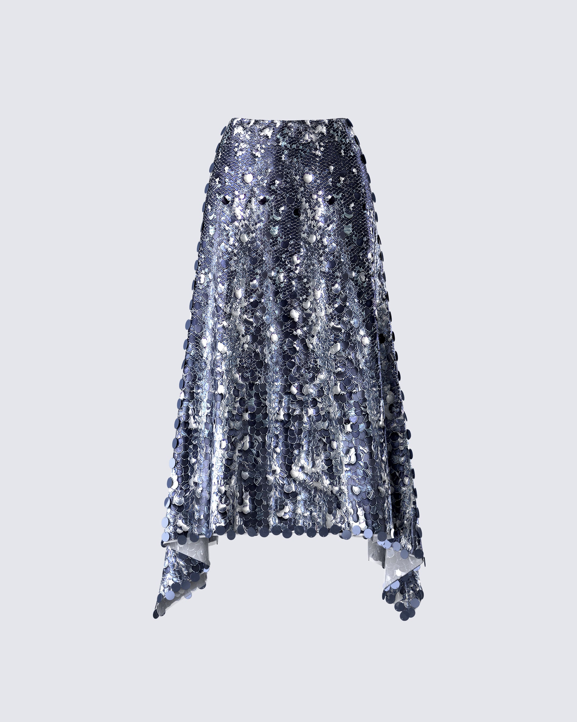 silver skirts and dresses Metallic Pleated Skirt