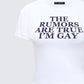 Eleni White Slogan Classic Tee