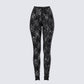 Miriam Black Lace Fitted Legging