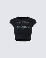 Women's black cotton top – FINESSE