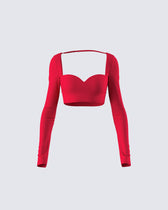 Venetia Top - Red main image 1