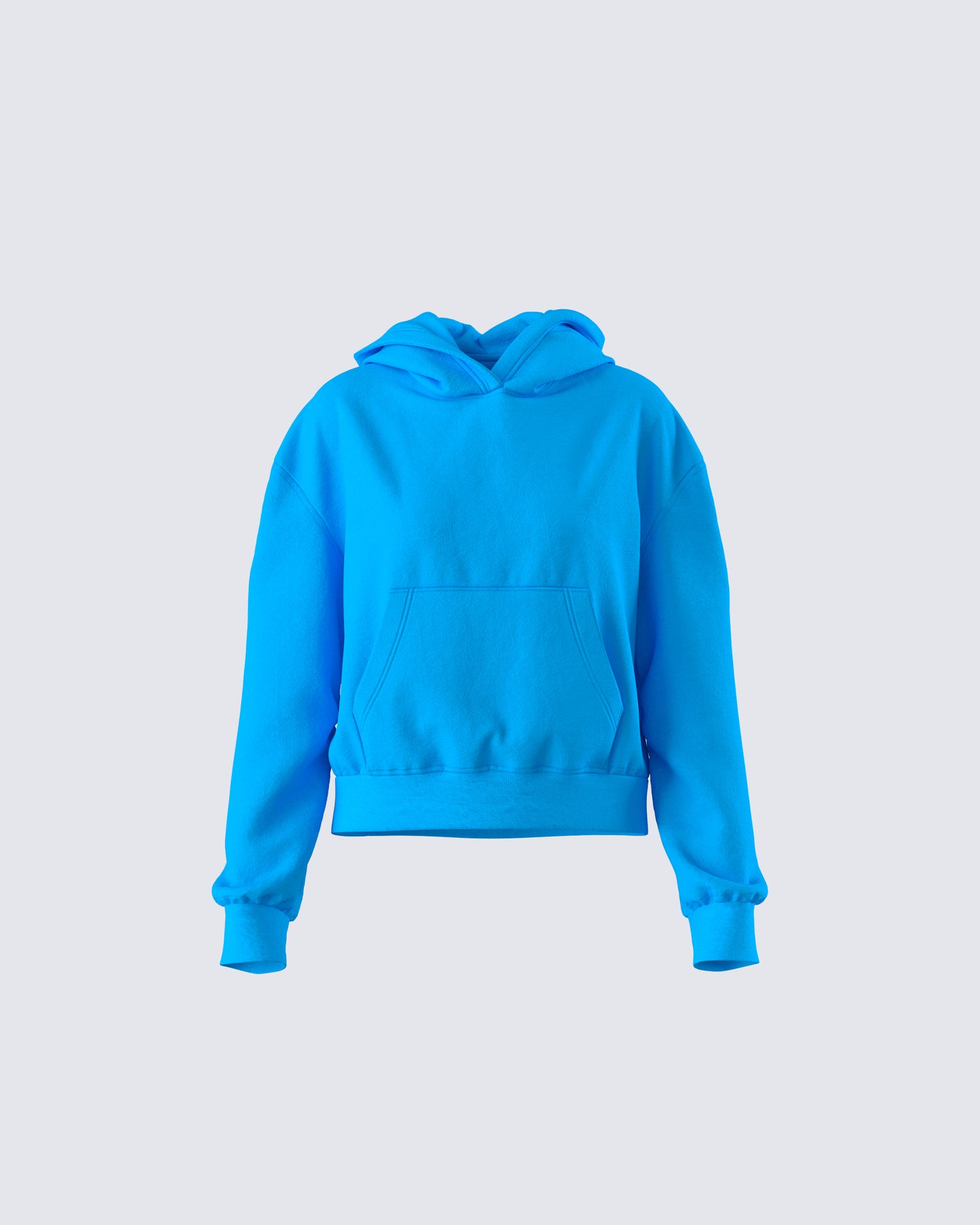 Yamuna Blue Fleece Hoodie