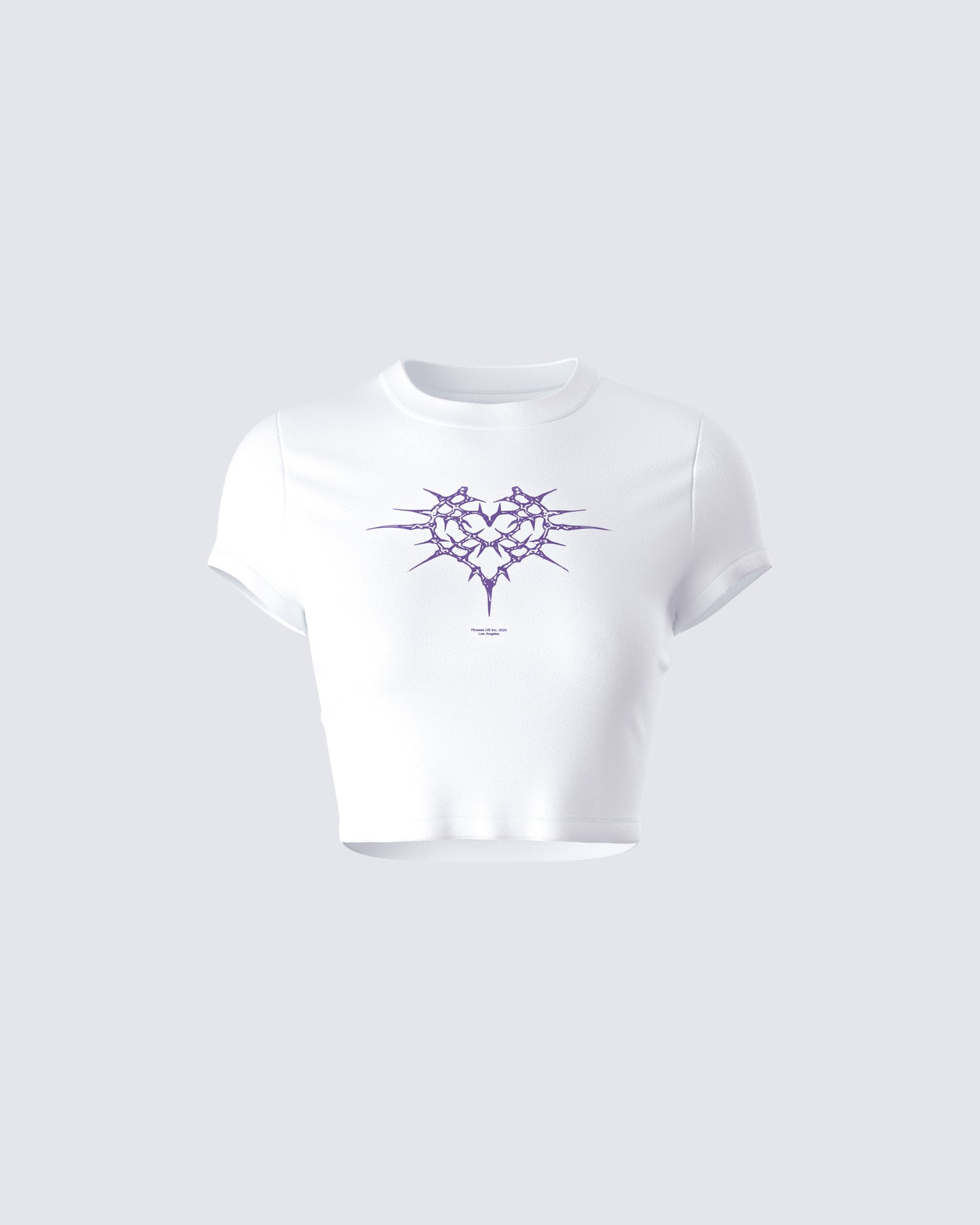 Dena White Jersey Graphic Top