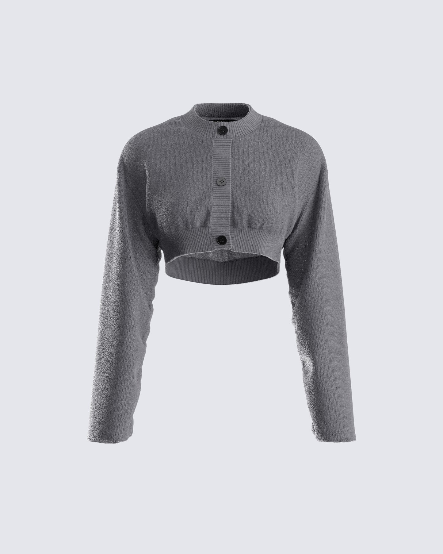Svetlana Grey Sweater Cardigan
