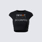 Haven Black Scorpio Graphic Top