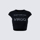 Macie Black Virgo Graphic Top