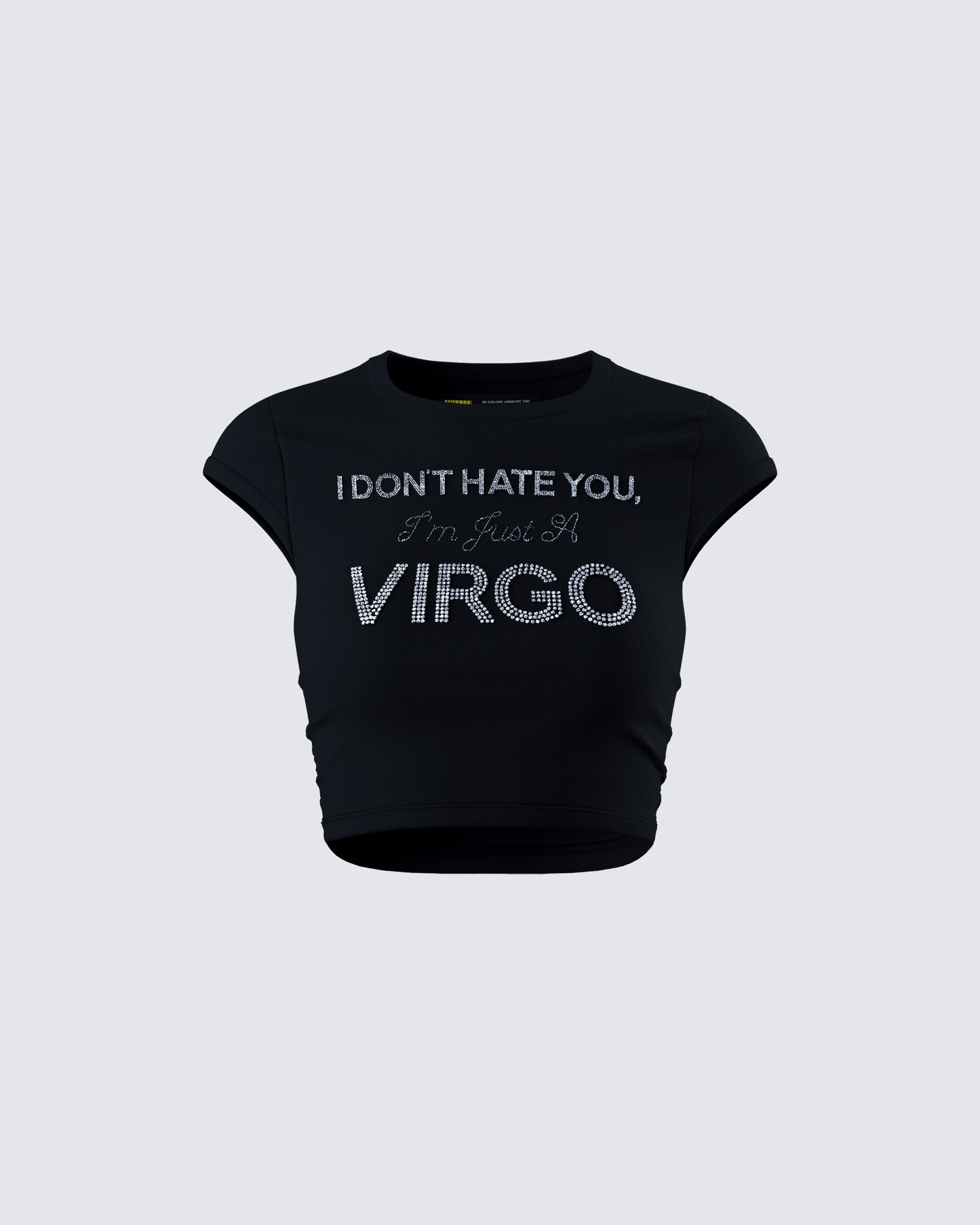 Macie Black Virgo Graphic Top