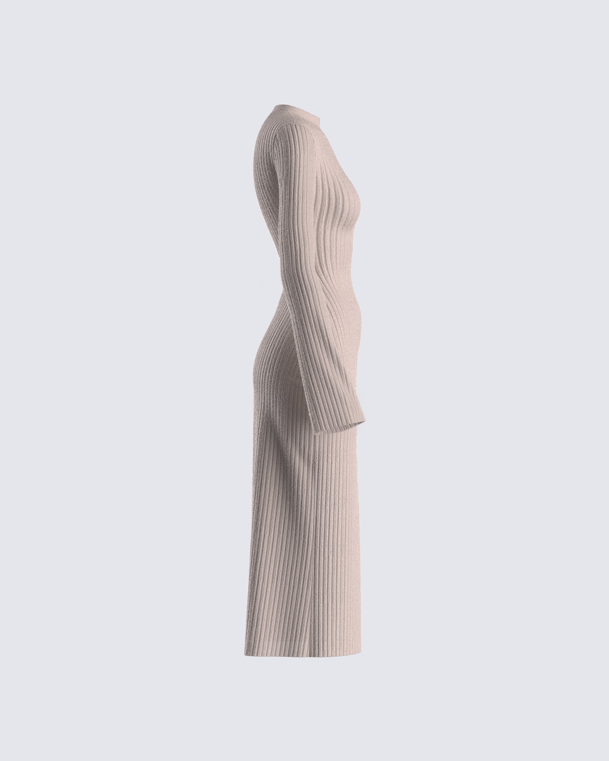 ribbed wool dress Ami Dress S / Off White