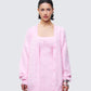 Adi Pink Fuzzy Knit Cardigan