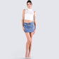 Inaya White Jersey Tank Top