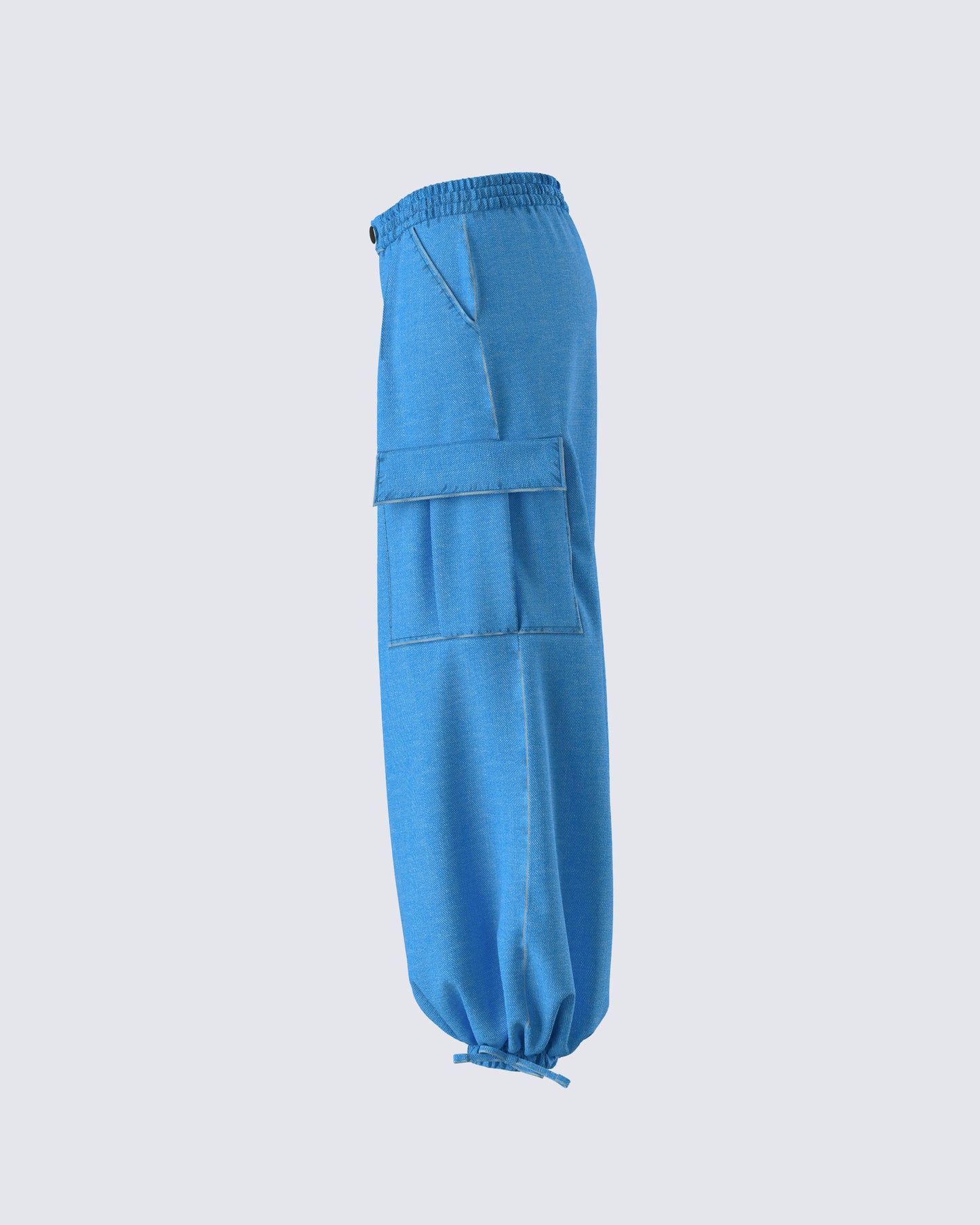 Darby Blue Denim Parachute Pant