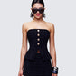 Women's black top front view – FINESSE