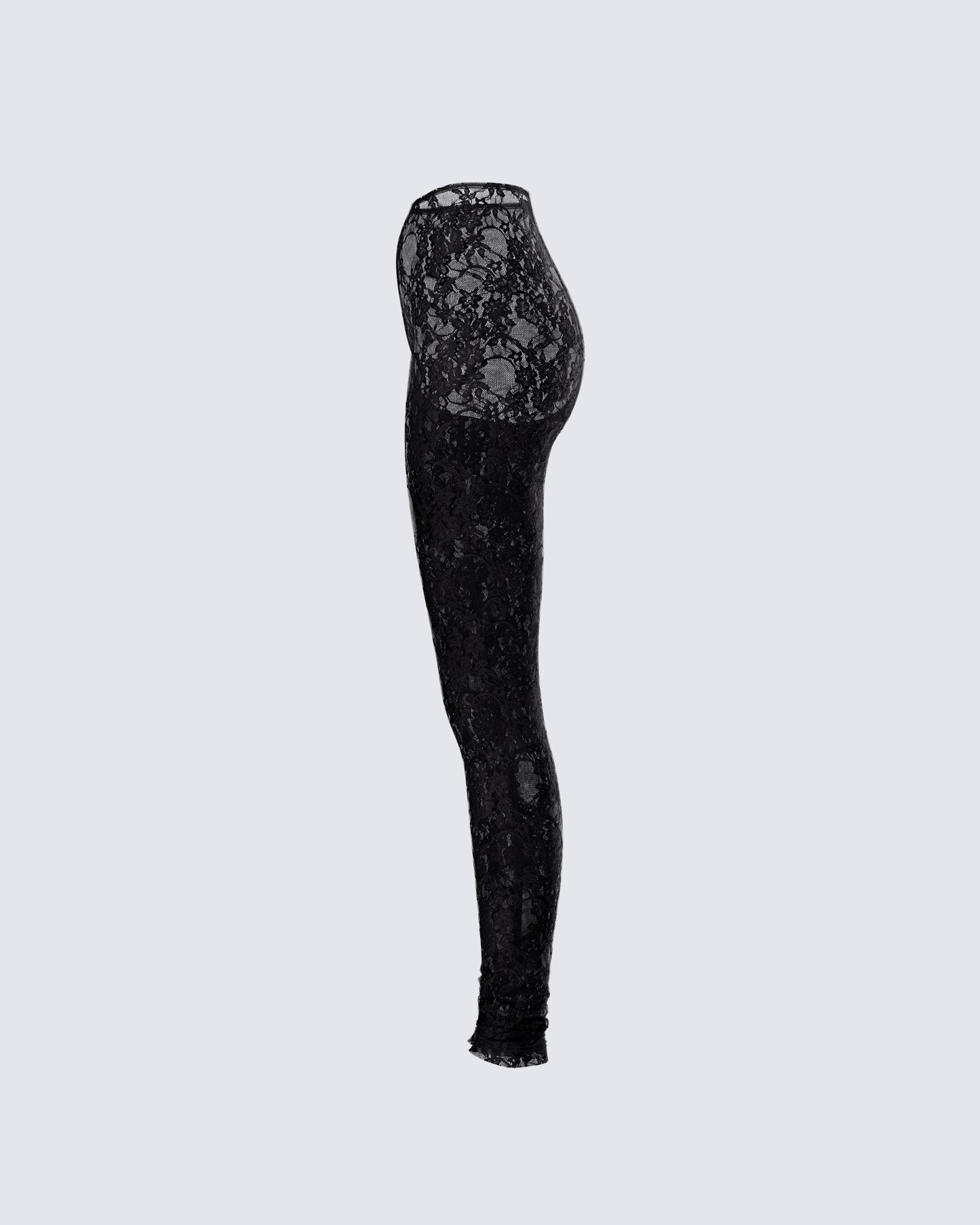 Miriam Black Lace Fitted Legging