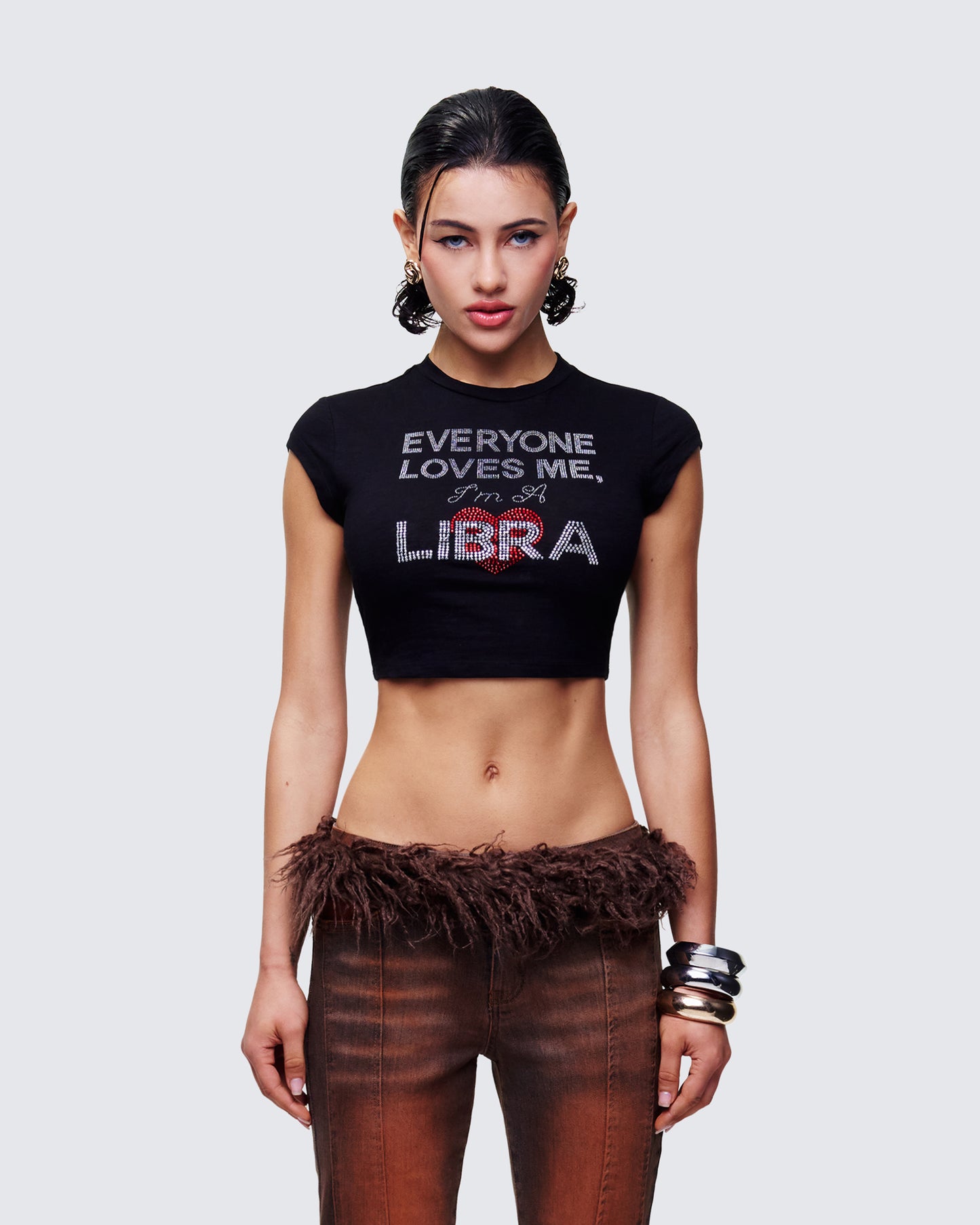 Kari Black Libra Graphic Top