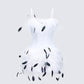 Meadow White Feather Backless Mini Dress front