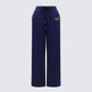 Kamilah Blue Acid Wash Wide Leg Sweat Pant product front