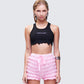 Emery Black Graphic Cut Off Tank model front