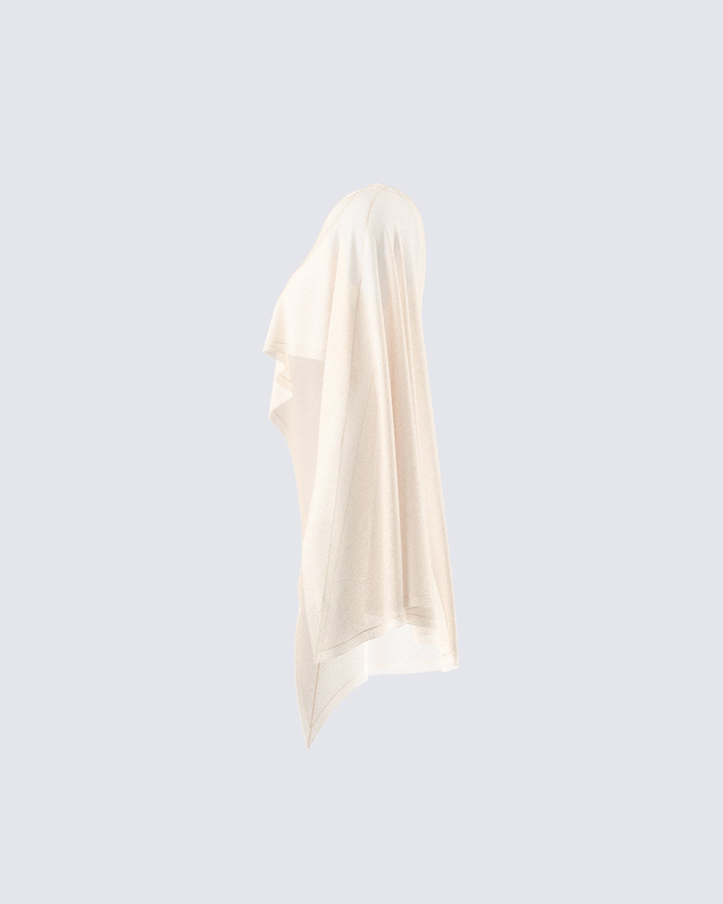 Zoella Ivory Off Shoulder Poncho