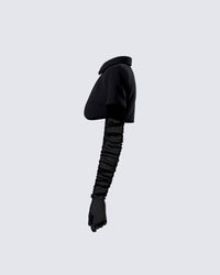 Sora Black Shirt & Gloves