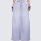 Lysandra Washed Grey Pleat Inset Jean model front