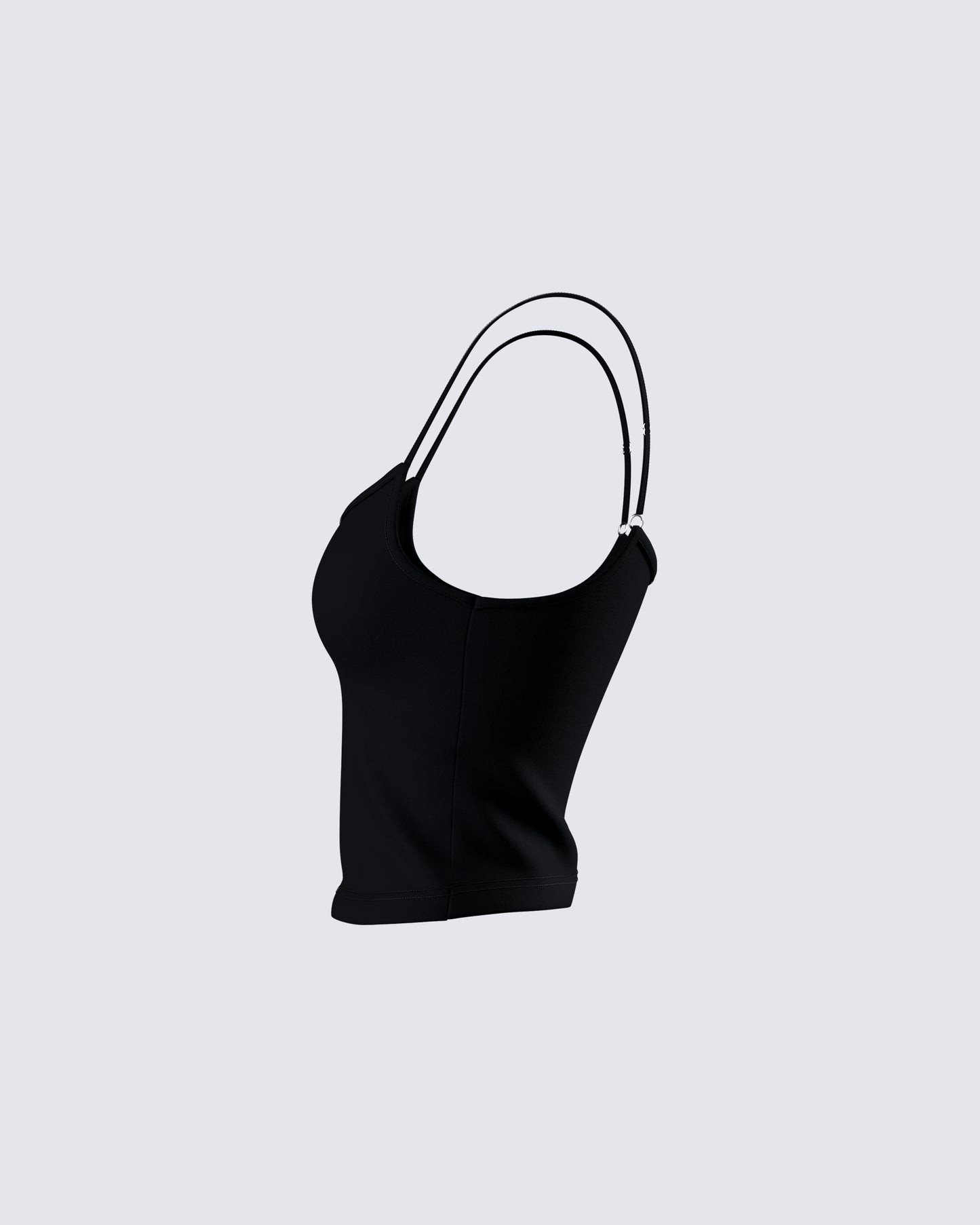 Bri Black Cami Tank Top