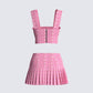 Zola Pink Tweed Set