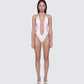 Leticia White Jersey Bodysuit