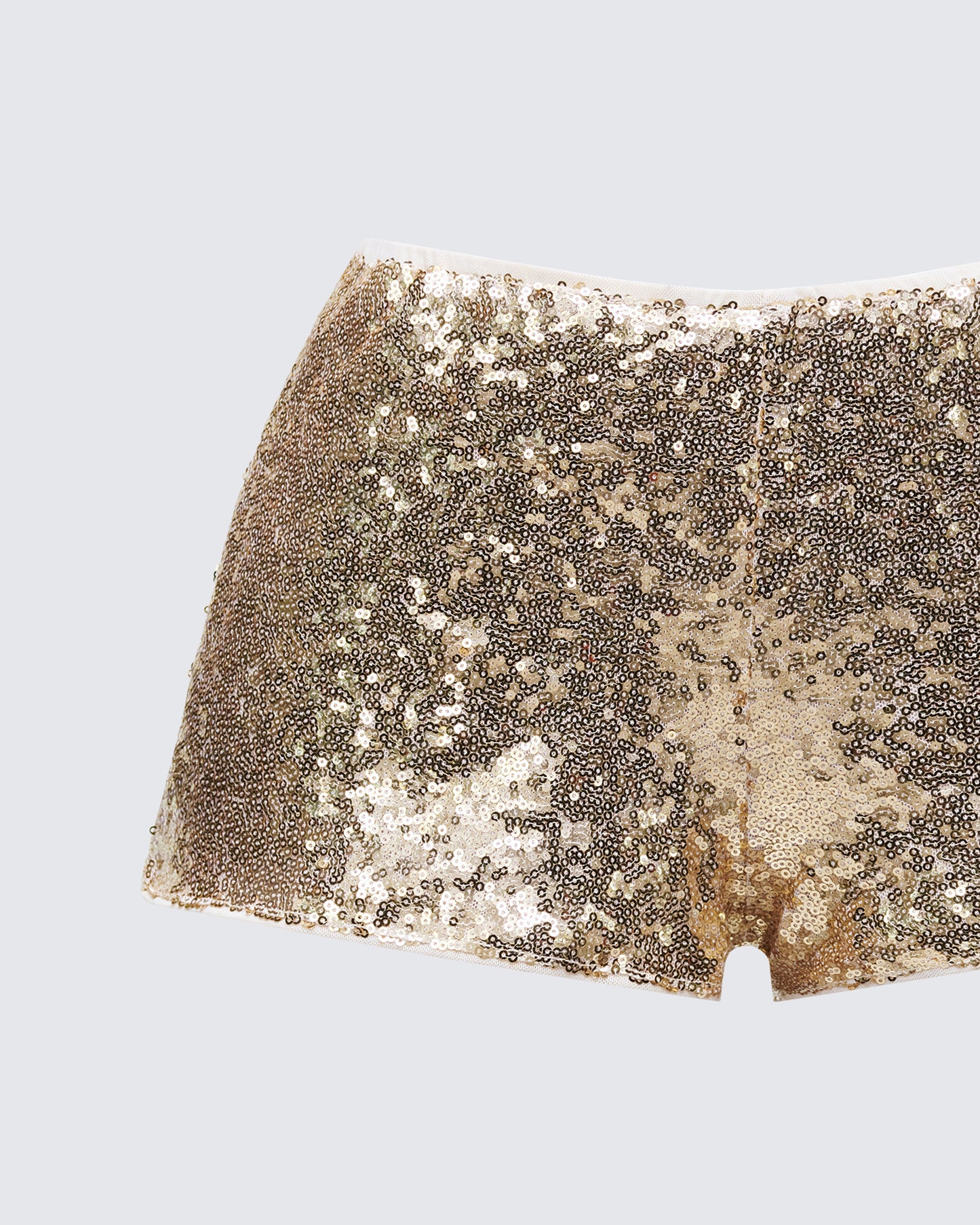 Posie Gold Sequin Mini Shorts