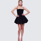 Hadley Black Bubble Mini Dress
