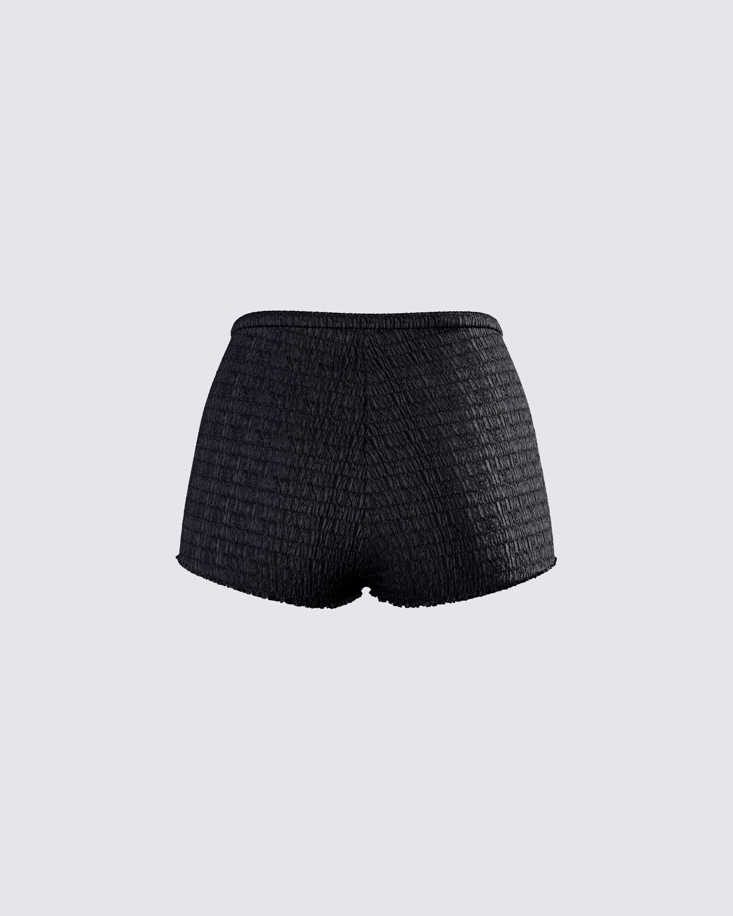 Imelda Black High Waist Short