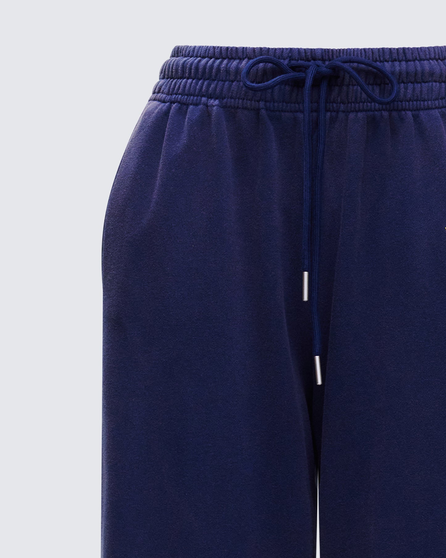 Kamilah Blue Acid Wash Wide Leg Sweat Pant