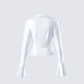 Grace White Satin Shirt