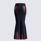 Raine Black Washed Maxi Skirt