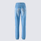 Ahmeira Blue Denim Jean