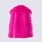 Rosamond Hot Pink Vegan Fur Jacket