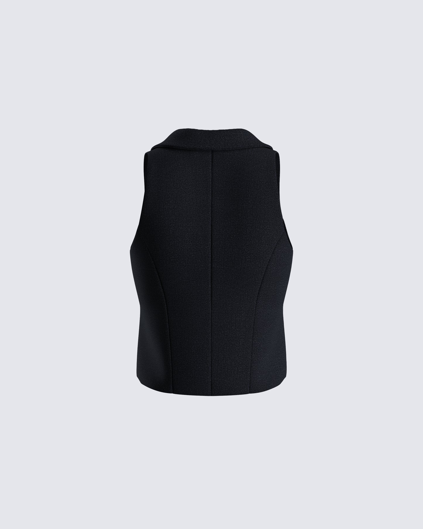 Supriya Black Cropped Vest