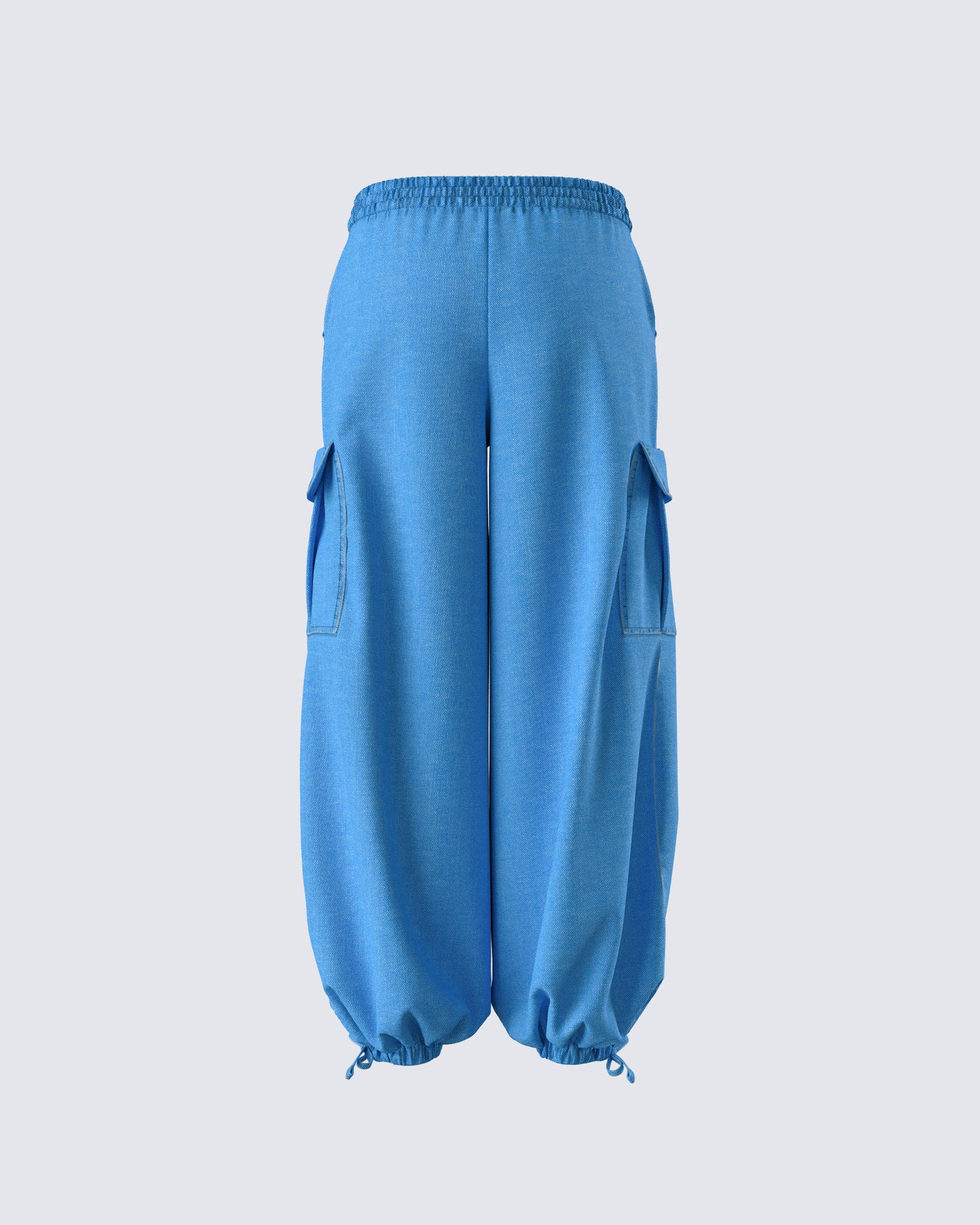 Darby Blue Denim Parachute Pant