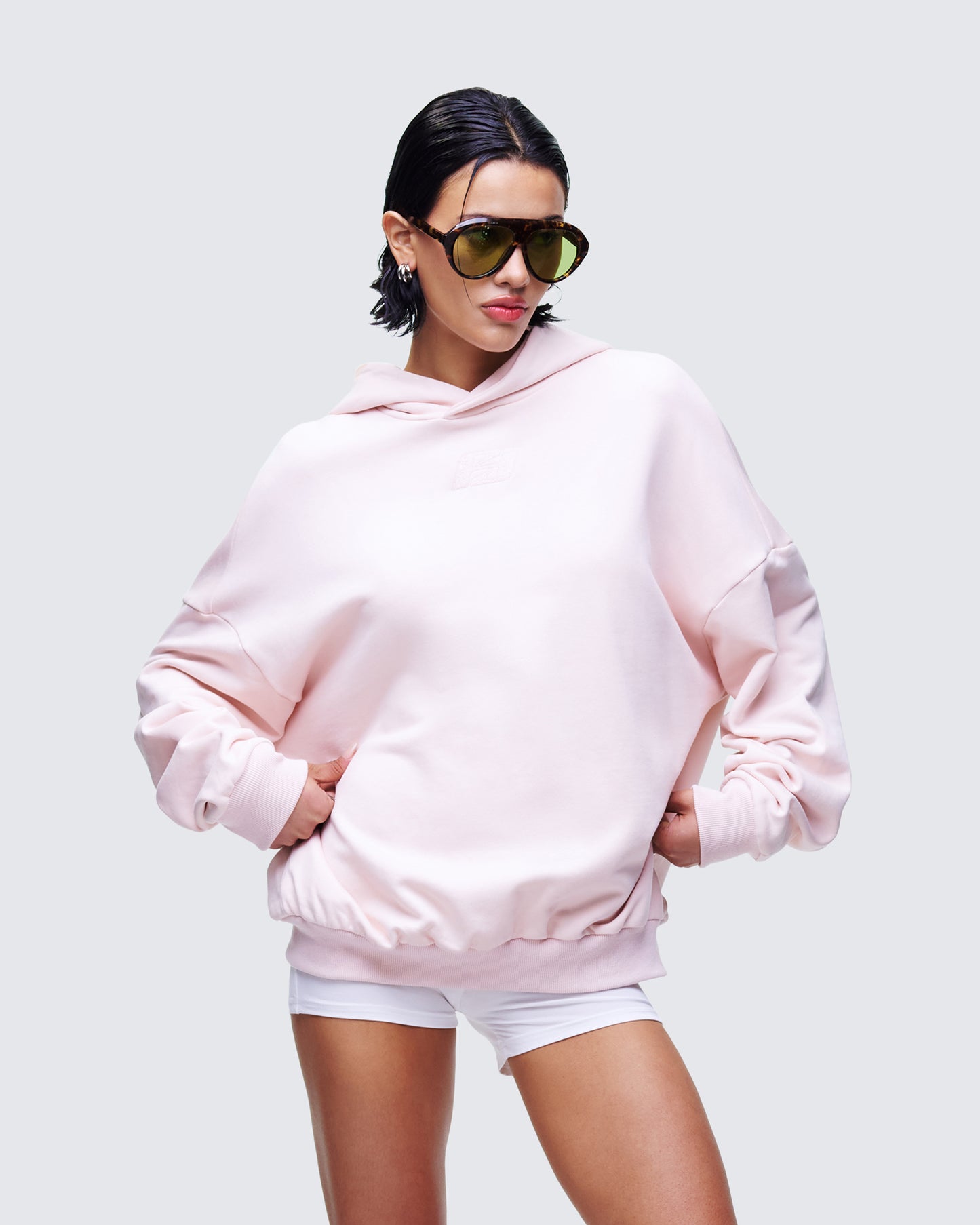 Azariah Stone Oversized Hoodie Top
