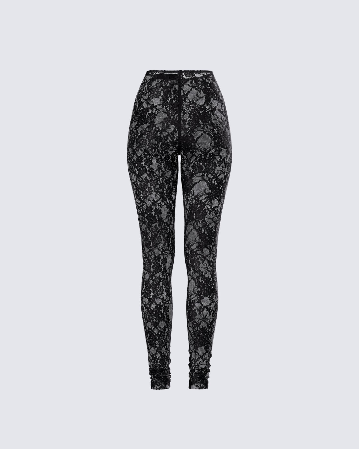 Miriam Black Lace Fitted Legging